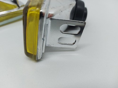 Farol De Milha Retangular Adaptável Vidro Amarelo - Par - Imagem 3