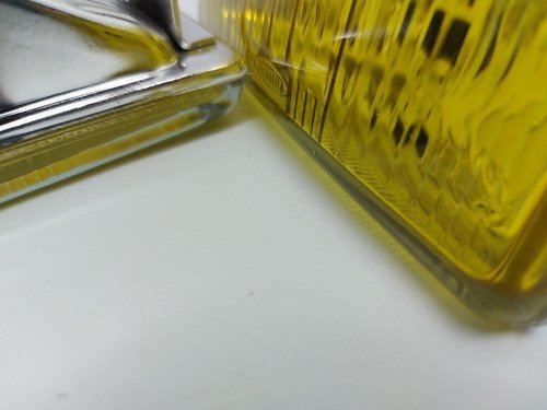 Farol De Milha Retangular Adaptável Vidro Amarelo - Par - Imagem 5