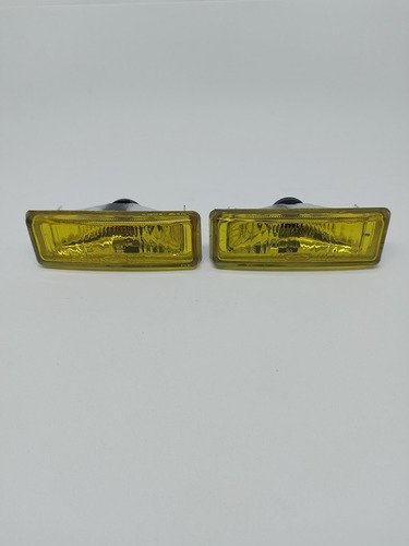 Farol De Milha Retangular Adaptável Vidro Amarelo - Par - Imagem 6