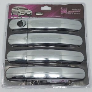 Aplique Cromado Maçaneta Focus 2009 A 2013 - Kit