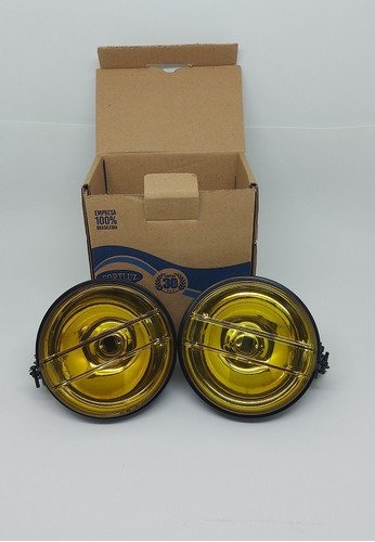 Farol De Milha Gol Gti Gt Adaptável Vidro Amarelo - Par - Imagem 2