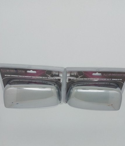 Aplique Cromado Retrovisor Ford Ecosport 03 A 12 Ranger Par