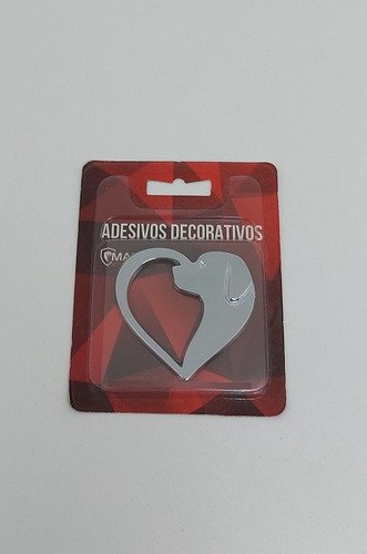 Emblema Decorativo Coração Cachorro Alto Relevo