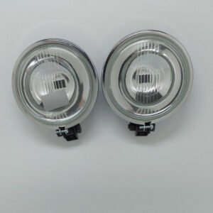 Farol De Milha Redondo Adaptável - Par