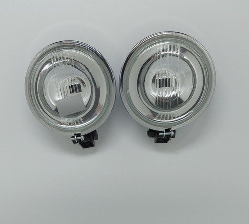 Farol De Milha Redondo Adaptável - Par