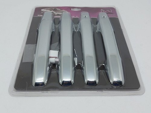 Aplique Cromado Maçaneta New Civic 2007 A 2011 - Kit - Imagem 4