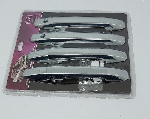 Aplique Cromado Maçaneta New Civic 2007 A 2011 - Kit - Imagem 5