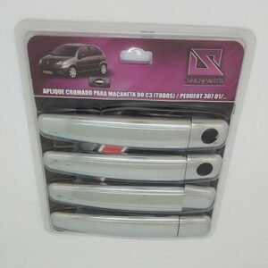 Aplique Cromado Maçaneta Citroen C3 03/14 Peugeot 307 02/14