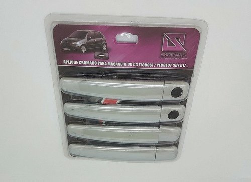 Aplique Cromado Maçaneta Citroen C3 03/14 Peugeot 307 02/14