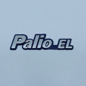 Emblema Palio El 97/99 Cromado Com Fundo Azul