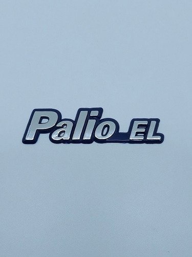 Emblema Palio El 97/99 Cromado Com Fundo Azul