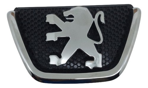 Emblema Grade Peugeot 206 Dianteira Cromada