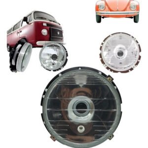 Farol Fusca 74 A 96 Kombi 76 A 12 Passat Lente Vidro Liso