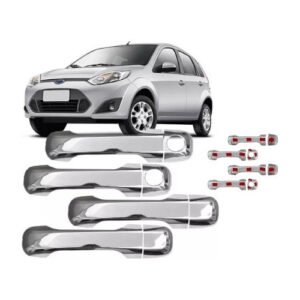 Aplique Cromado Maçaneta Ford Fiesta 2003 A 14 Ecosport Kit