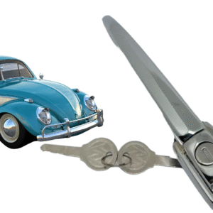 Maçaneta Externa Vw Fusca 1959 A 1977 Com Chave Cromada