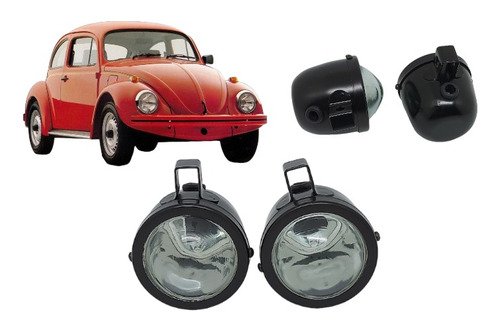 Farol De Milha Mini Olho De Boi Adaptável - Par - Imagem 9