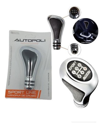 Manopla De Câmbio Esportiva 5 Marchas