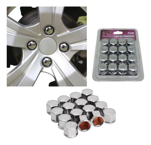 Capa Para Parafuso De Roda 17mm Corsa Celta Monza - Imagem 22