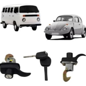 Maçaneta Externa Tampa Do Motor Vw Fusca Kombi Com Chave