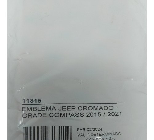 Emblema Logo Capo Jeep Compass - Imagem 6