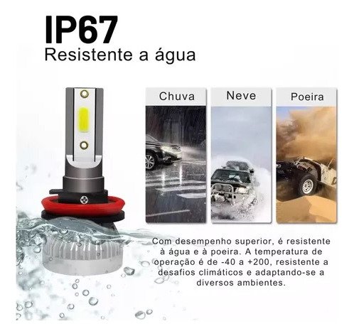 Lâmpada H3 Super Led - Kit - Imagem 7