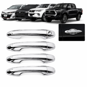 Aplique Cromado Maçaneta Toyota Hilux Yaris Sw4 Rav4 - Kit